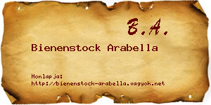 Bienenstock Arabella névjegykártya